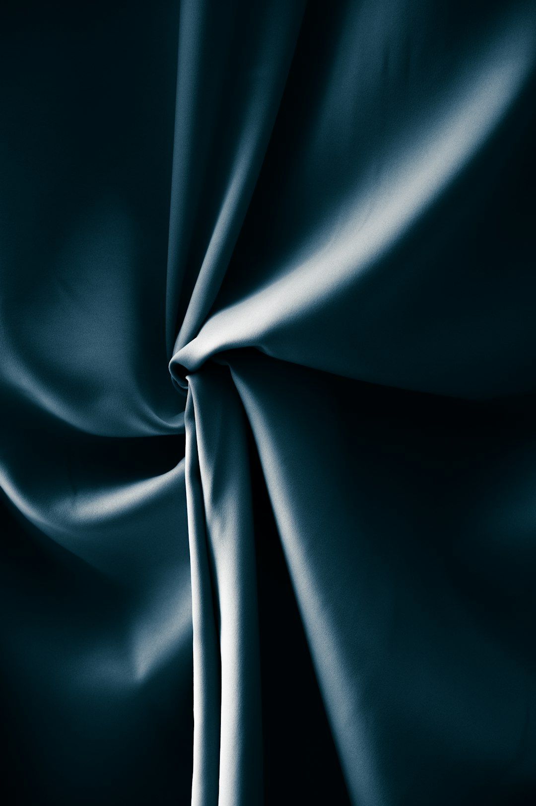 blue textile in close up photography