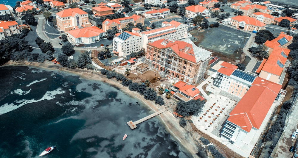 aerial view of city buildings during daytime