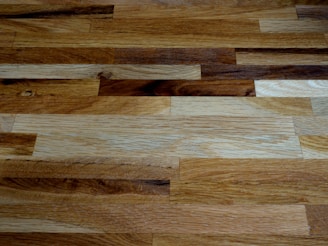 brown and white wooden floor