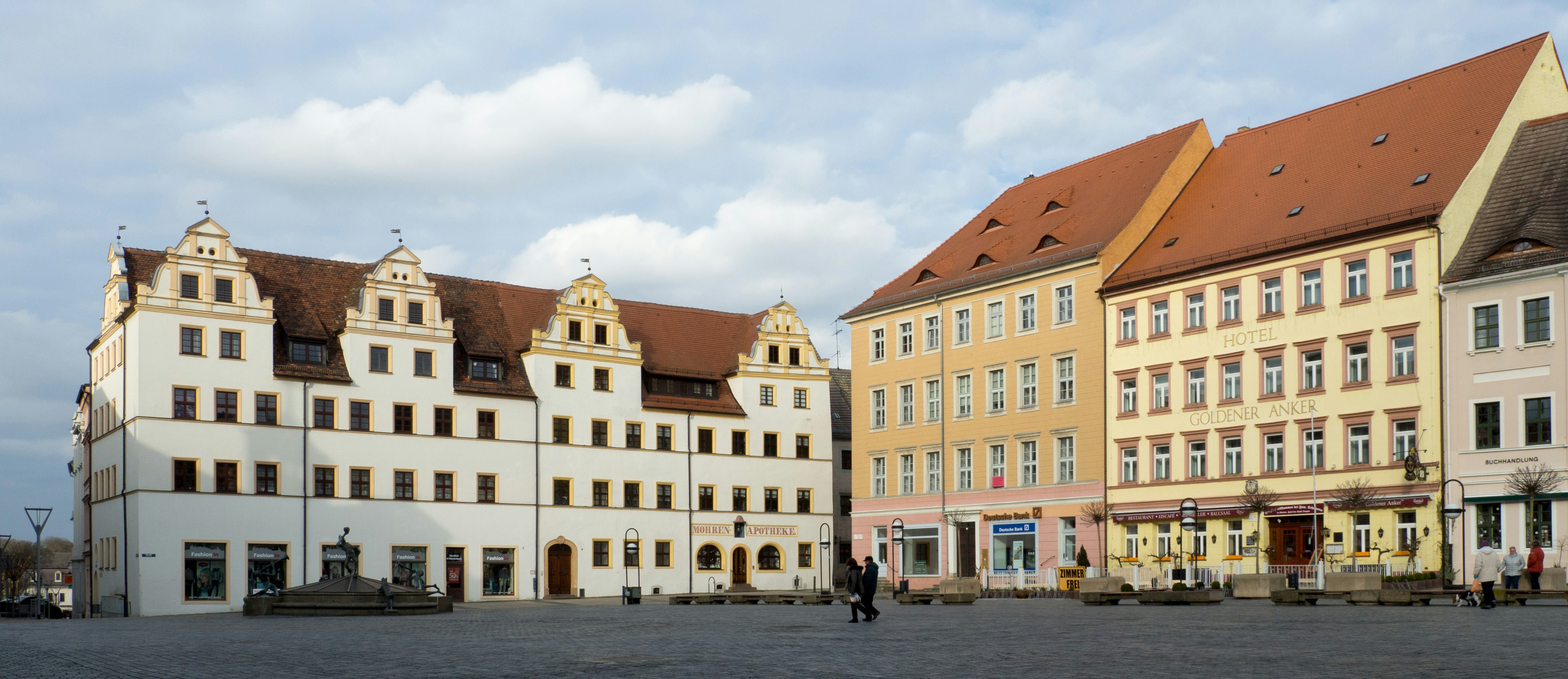 a row of buildings sitting next to each other