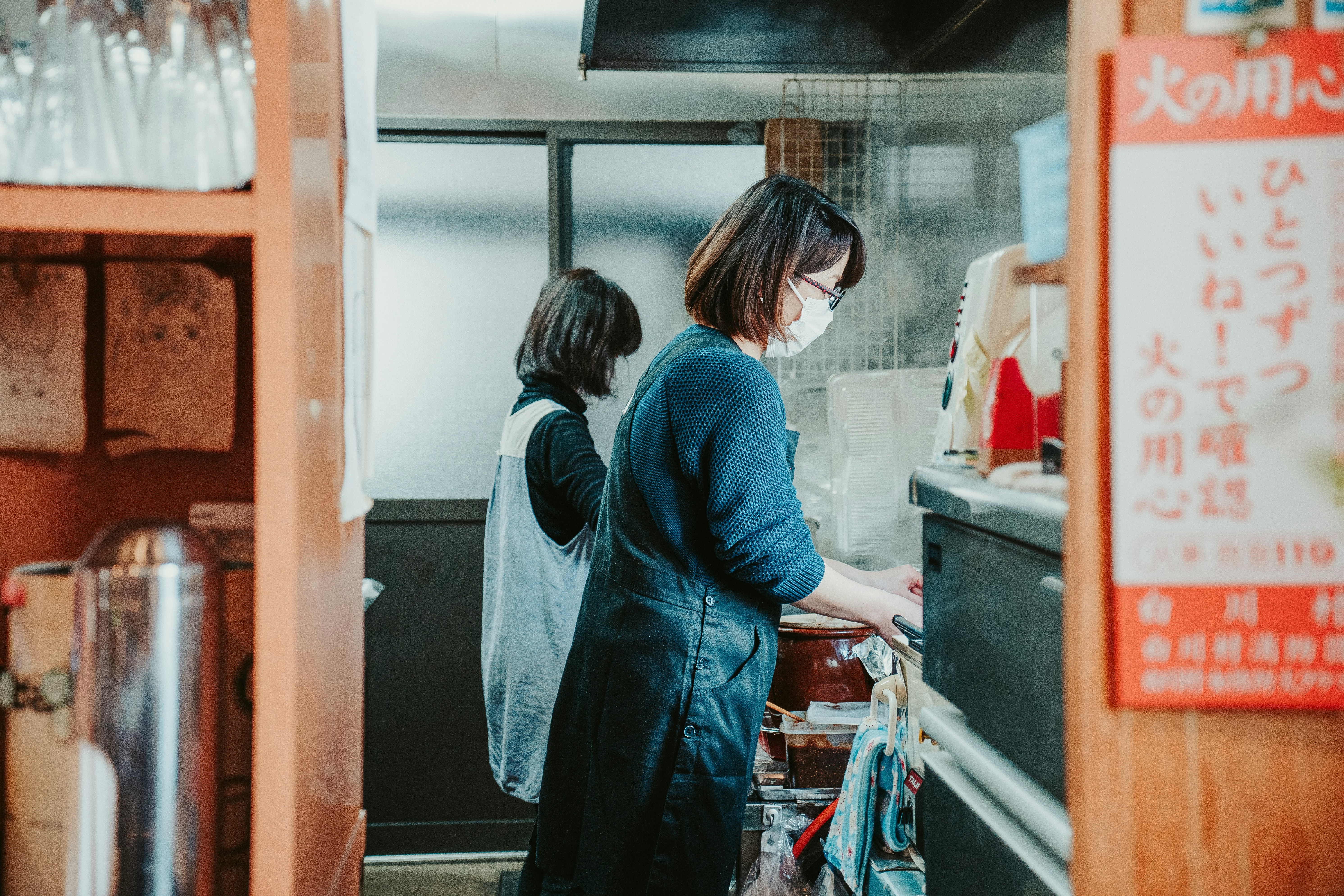 Chef Trupti Khan in kitchen