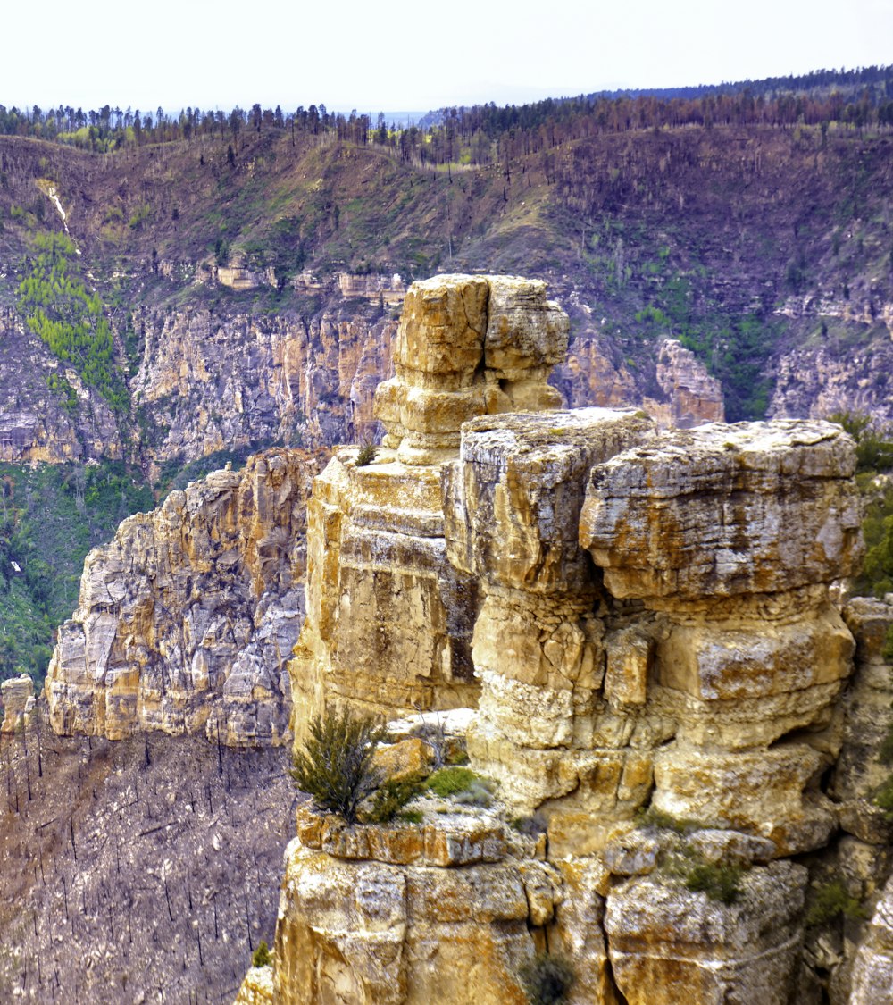 brown rocky mountain during daytime