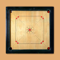 Carrom board ready in the dining hall
