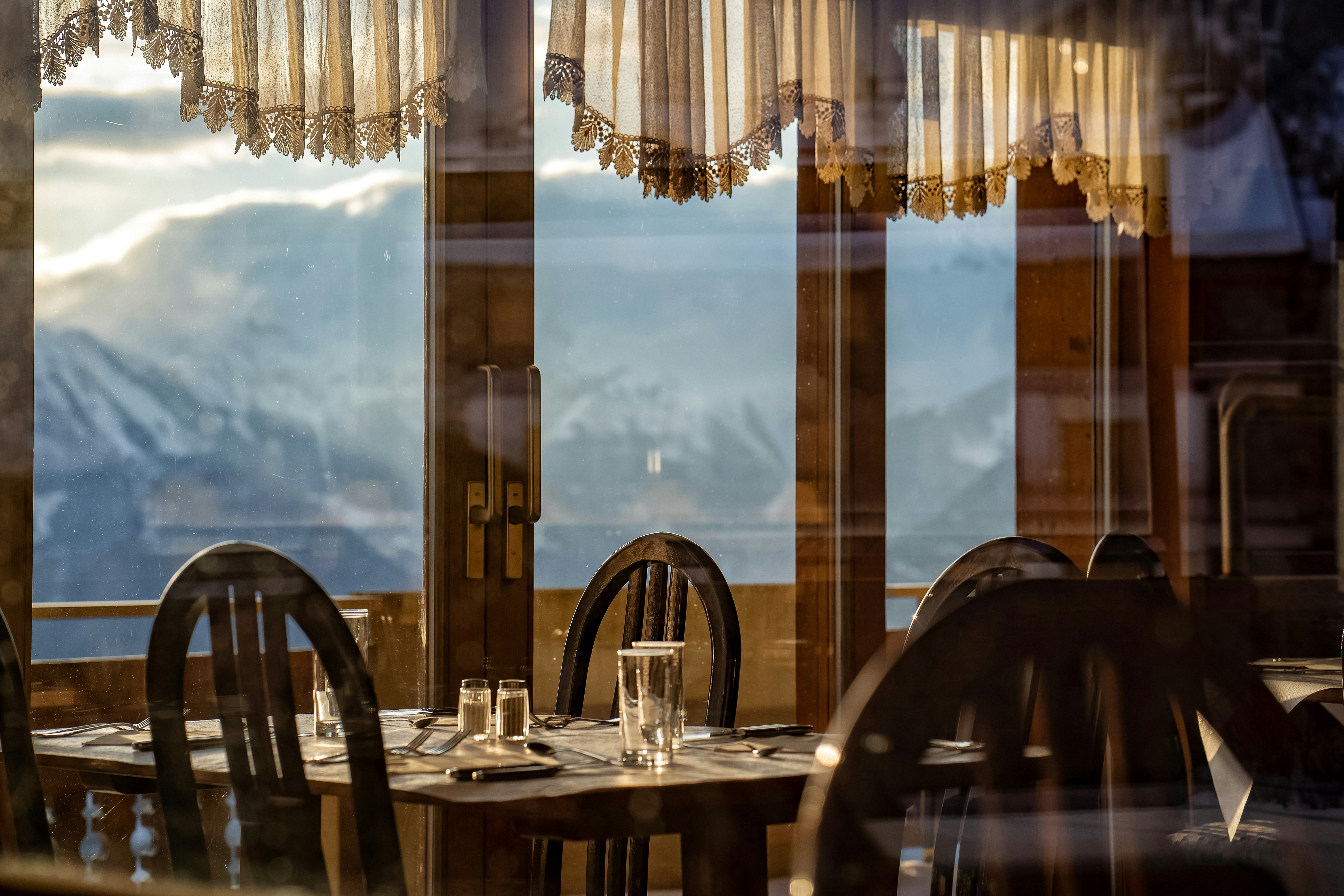 Sunset in the mountains