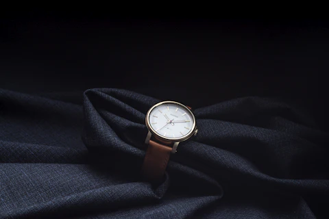 Minimal Dial Watch, Black