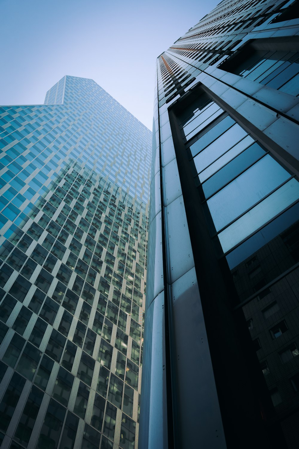 low angle photography of high rise building