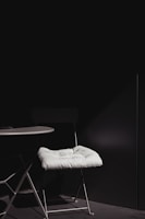 A serene, minimalist setup showcasing the 'èvone relax' collection with subtle lighting.