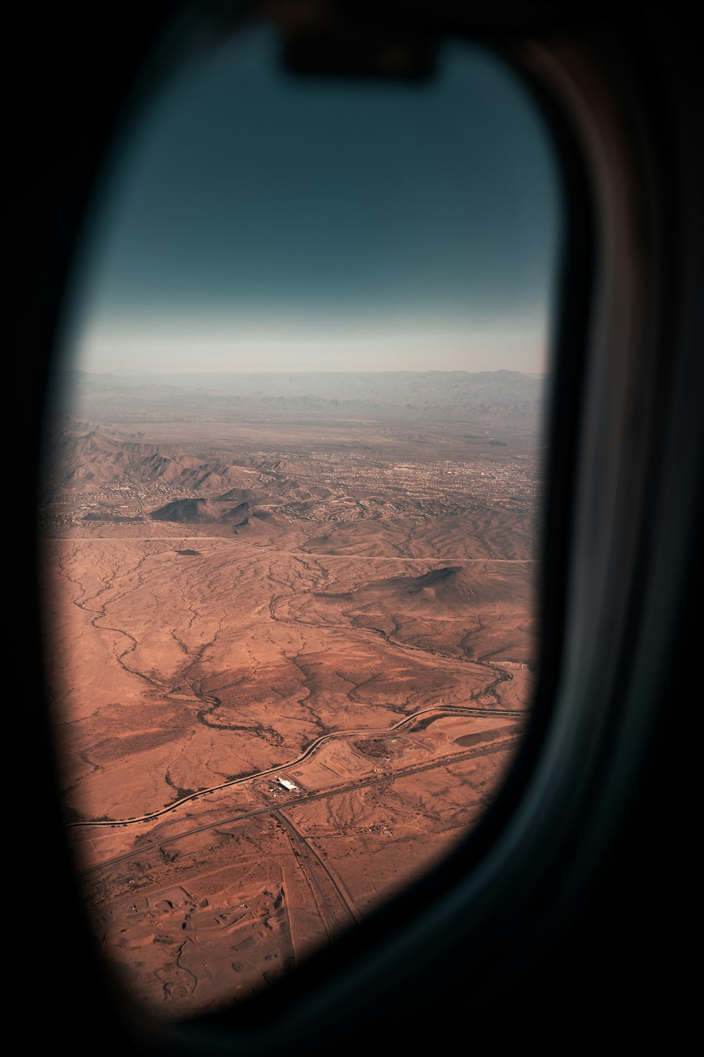 Vista aérea de Brown Field durante el día