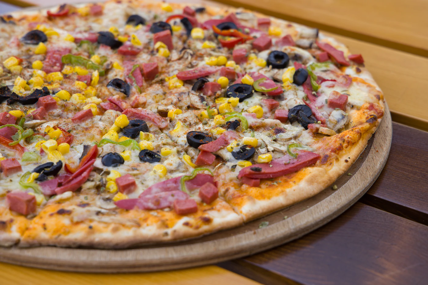 Pollo con maíz de Relient K Pizza