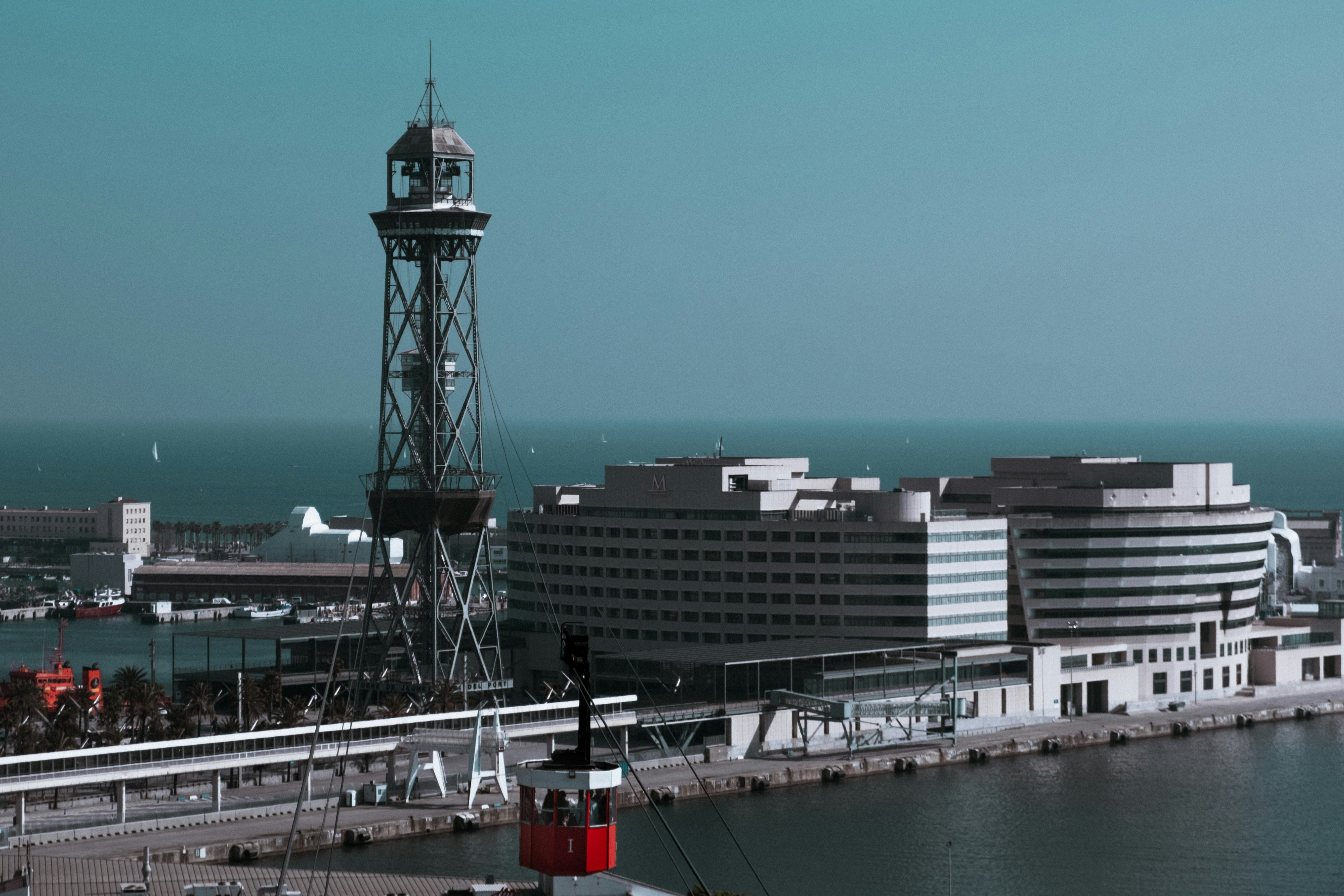 Cable Car at Barcelona's Harbour