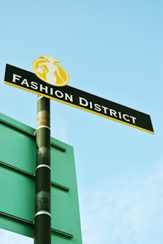 black and yellow street sign