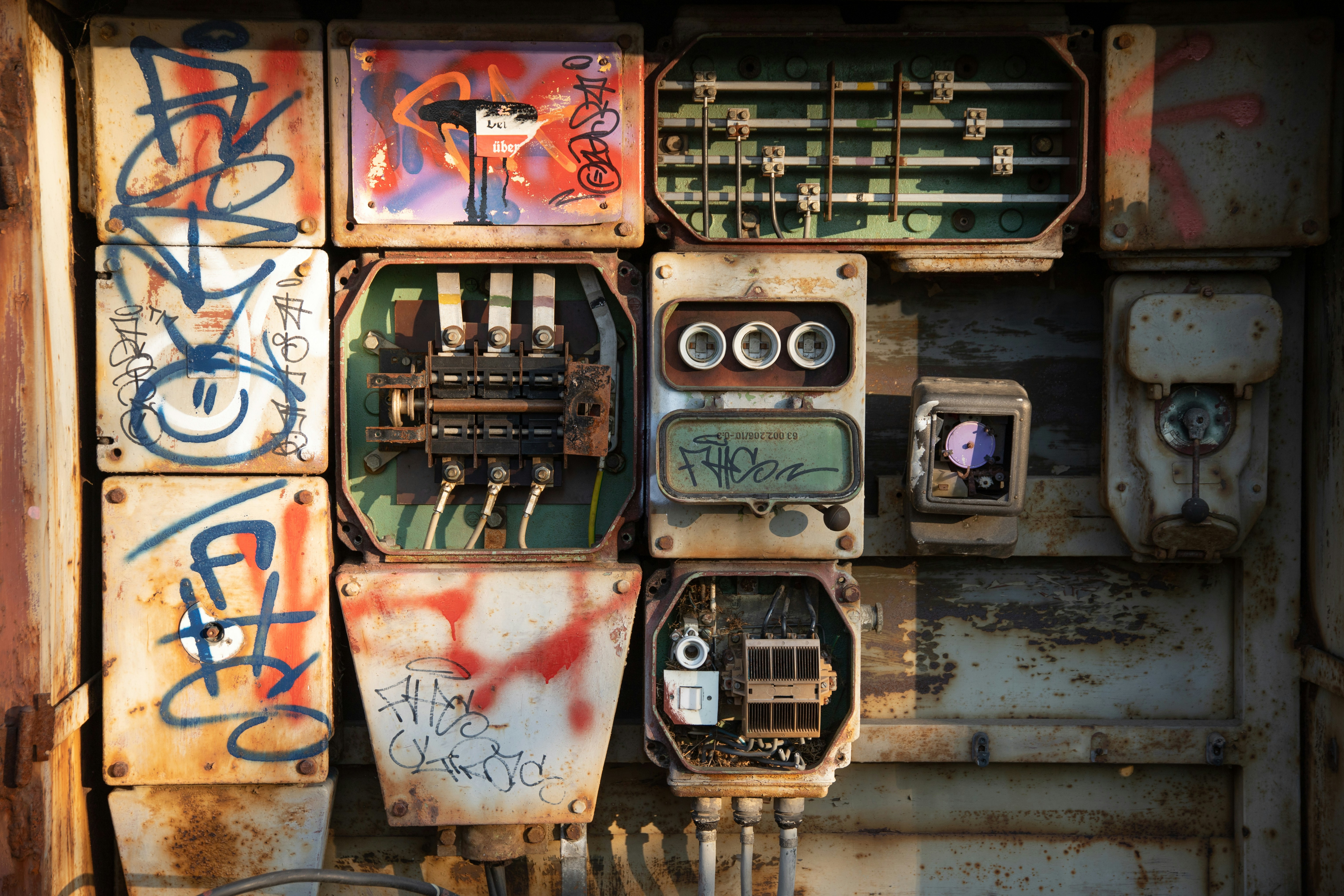 white green and red floral wooden wall decor