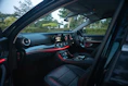 A stylish image featuring custom interior ambient lighting in a modern car cabin.