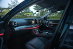 A stylish image featuring custom interior ambient lighting in a modern car cabin.