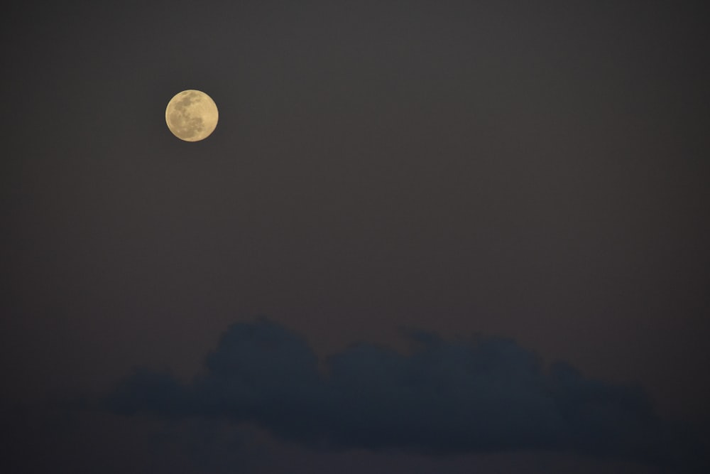 full moon in the sky