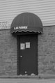 black and white brick wall