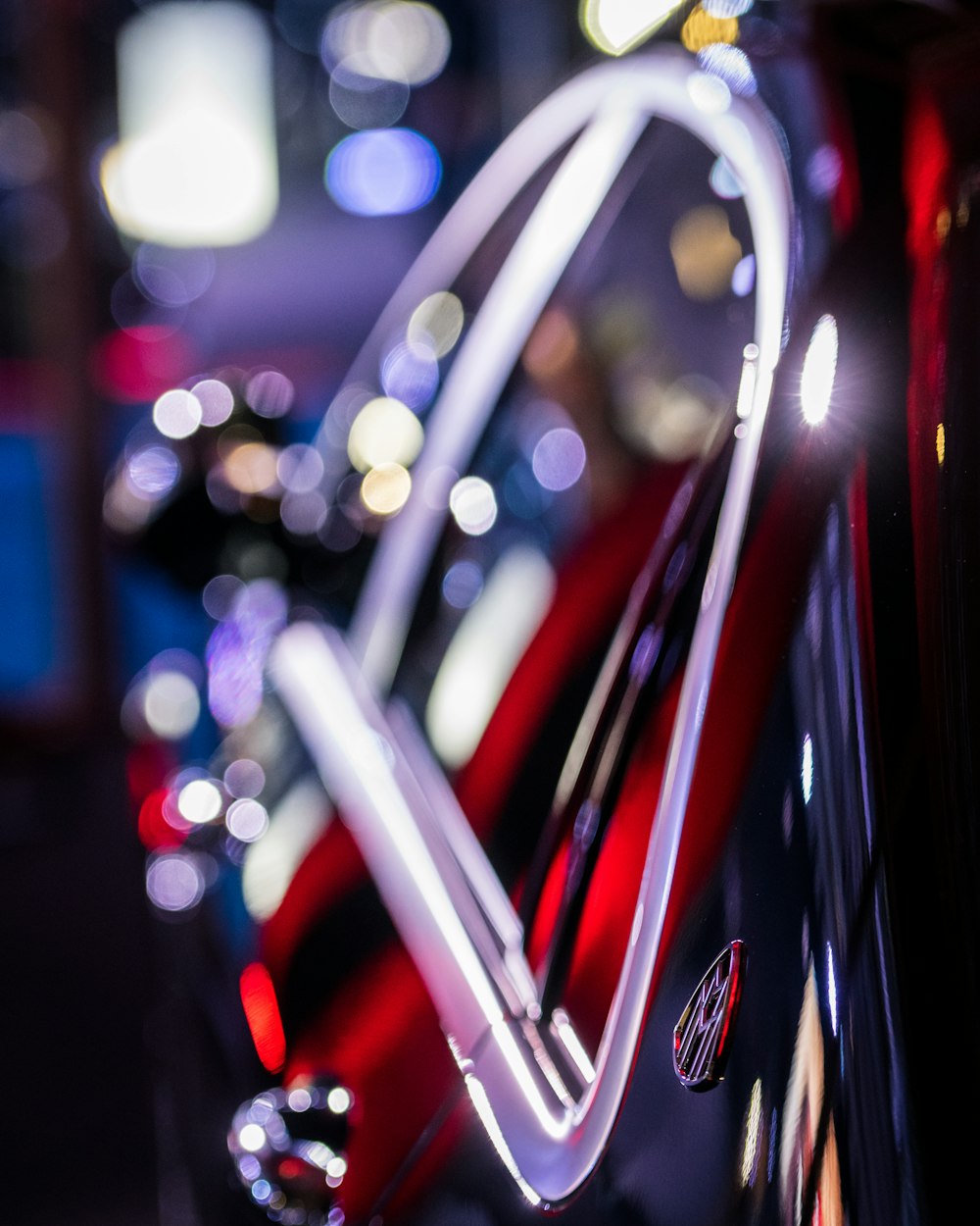 red and white car steering wheel