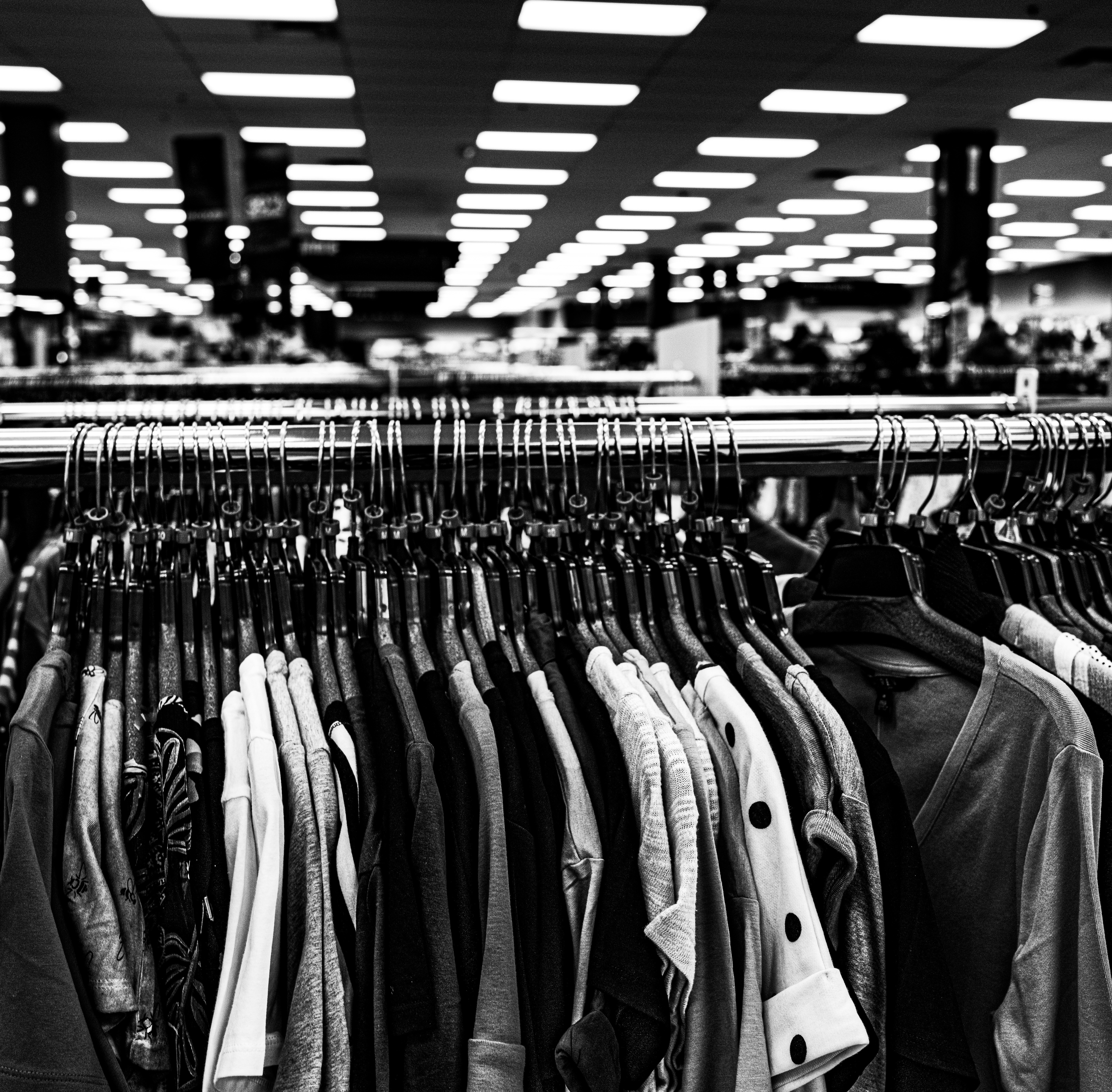 clothes hanged on clothes hanger