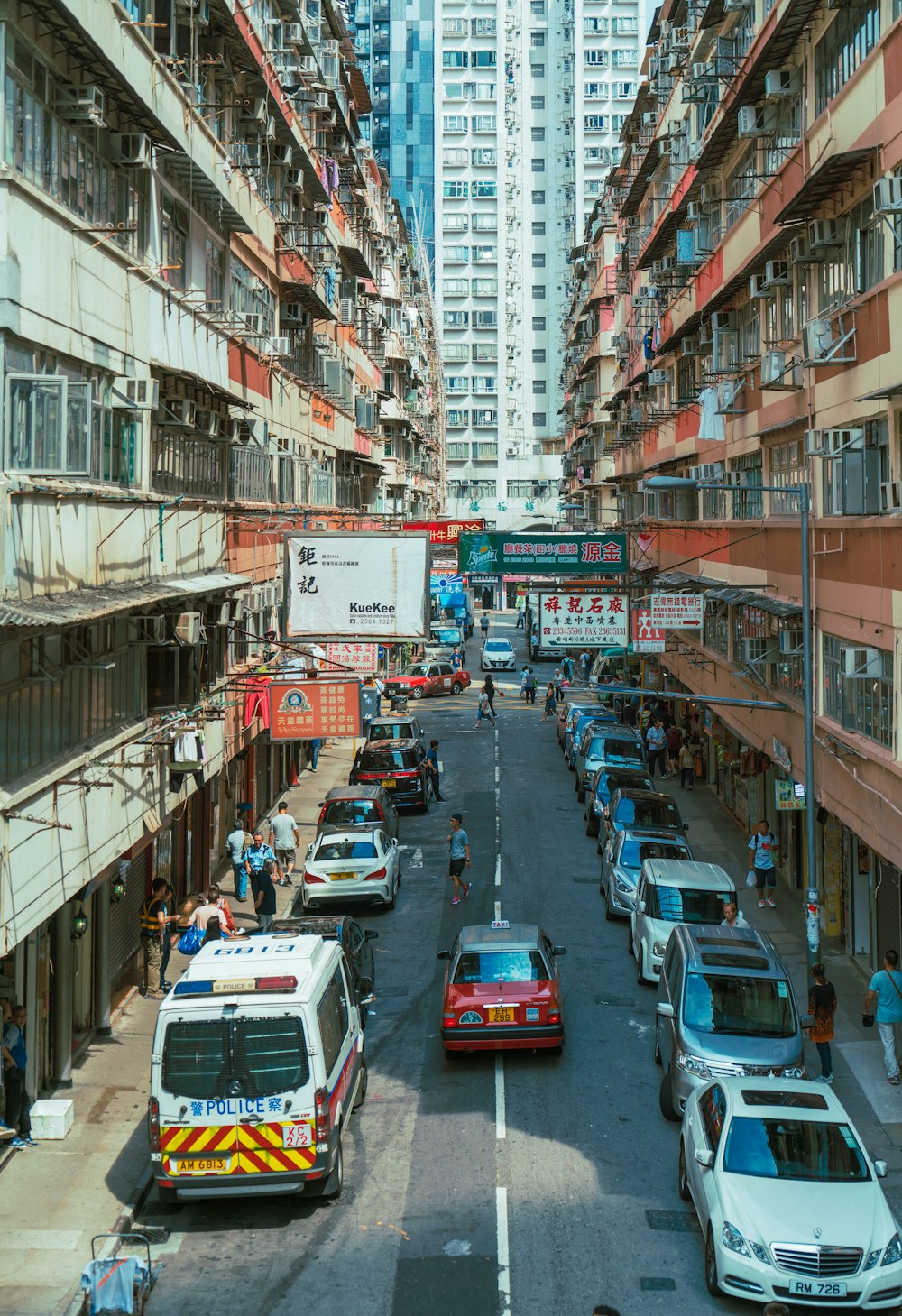 cars on road in city during daytime