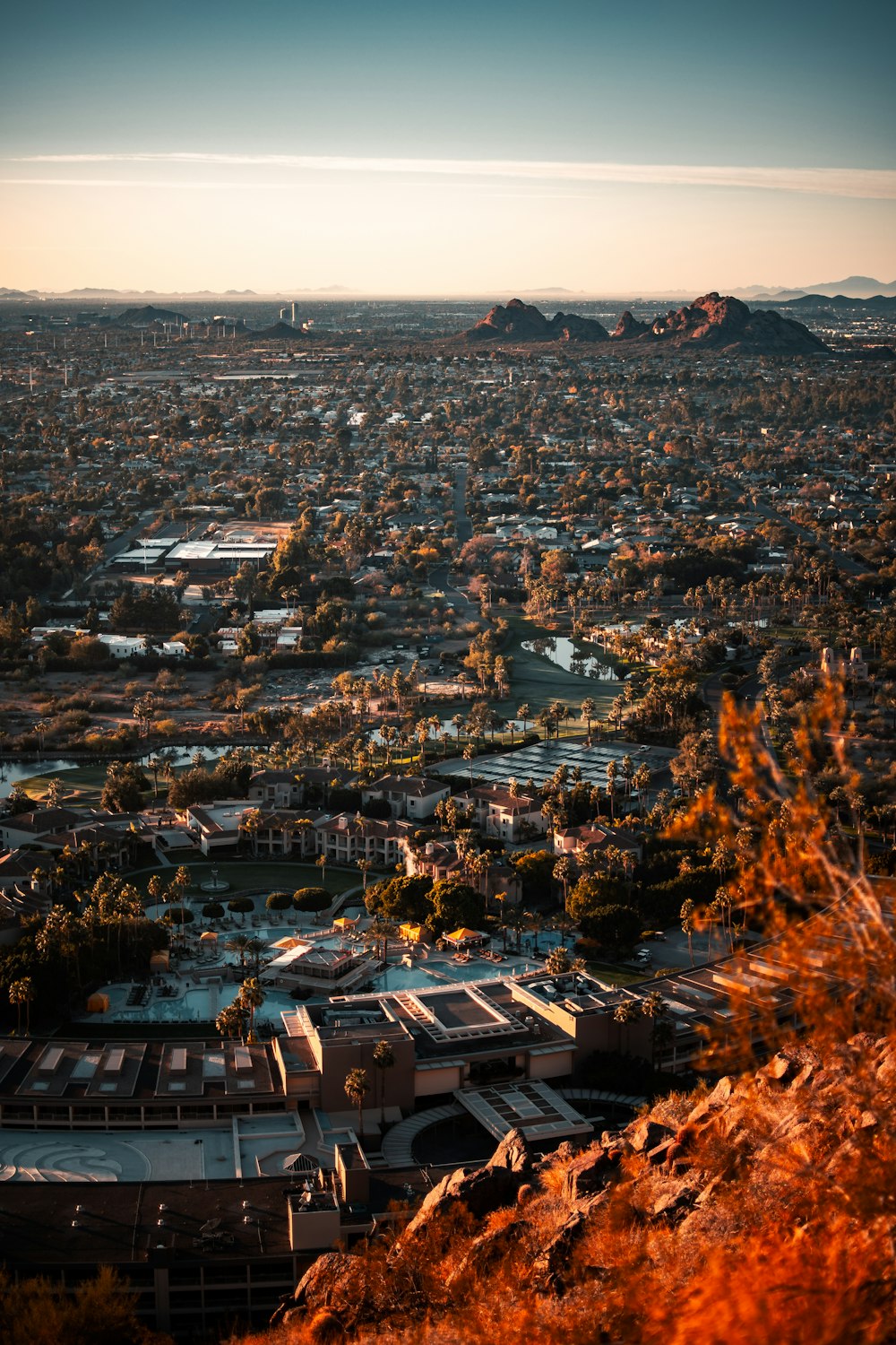 aerial view of city during daytime