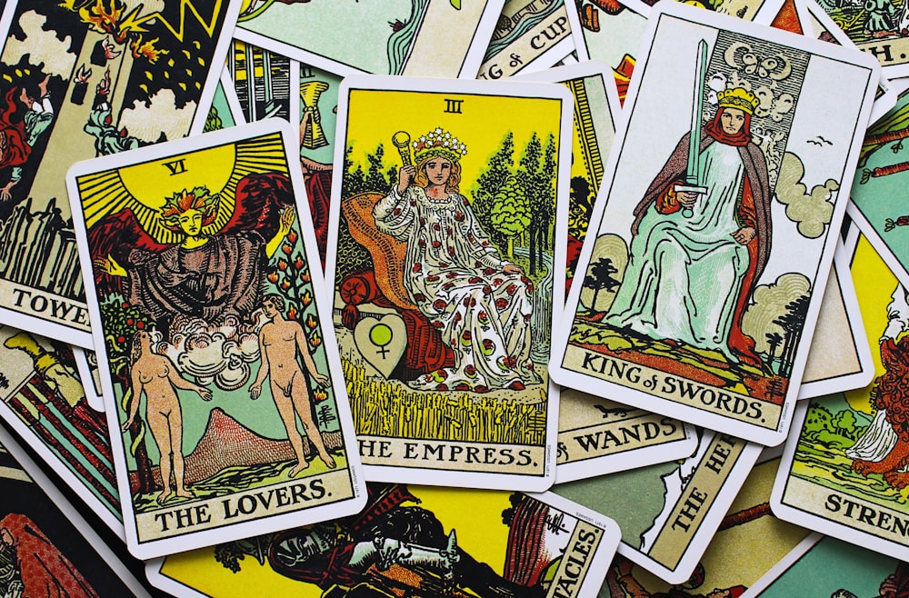 A Selection Of Tarot Cards Drawing by Mary Evans Picture Library