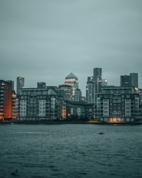 City skyline with buildings