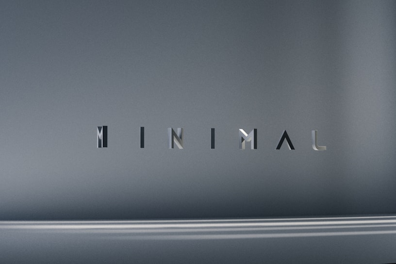 A sleek, modern website design showcasing a minimalist layout.