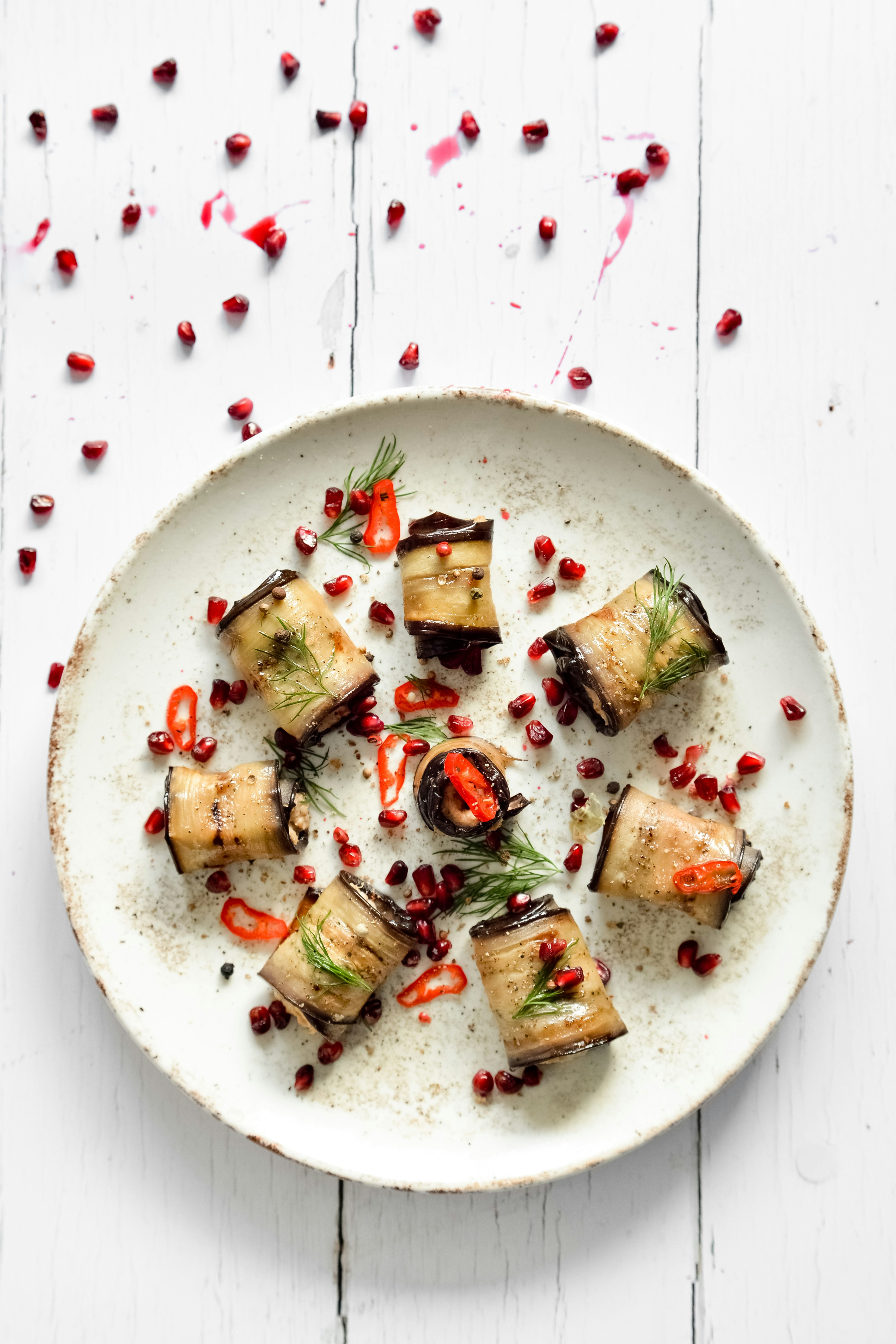 sliced vegetables on white ceramic plate