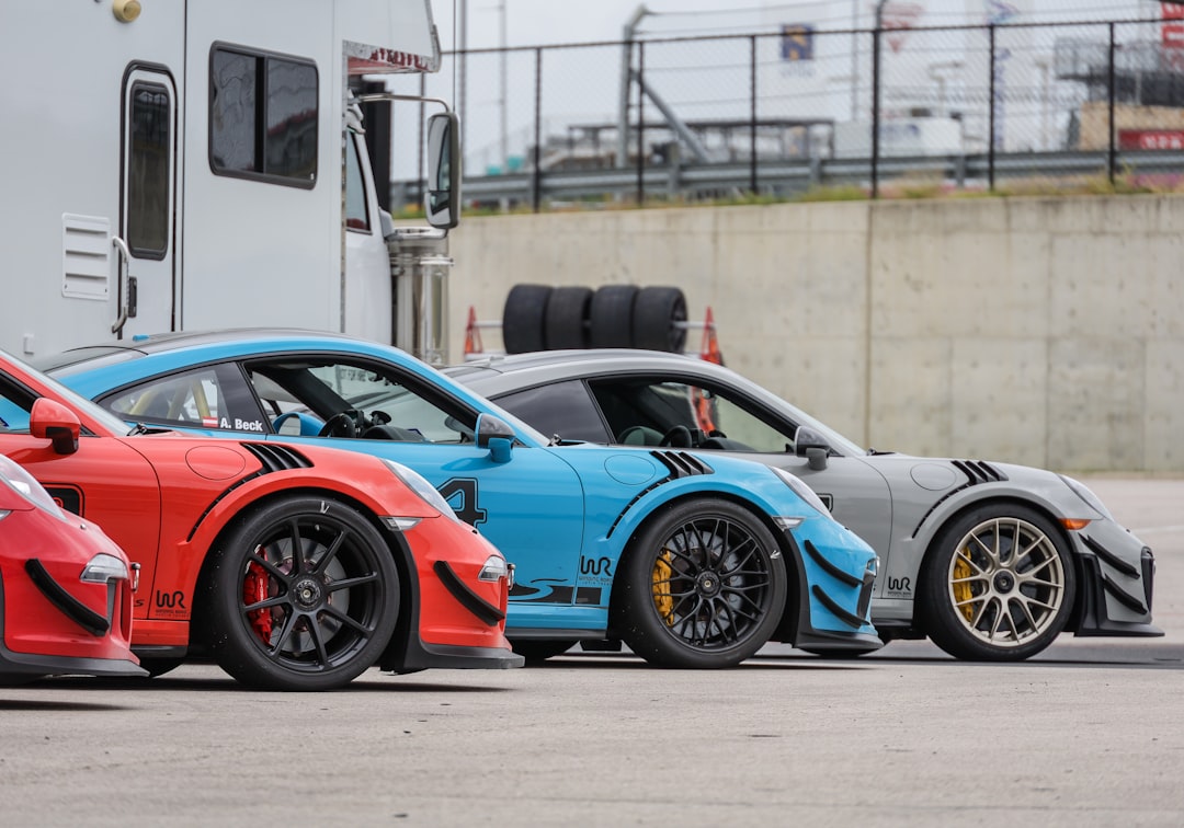 blue and red ferrari f 1