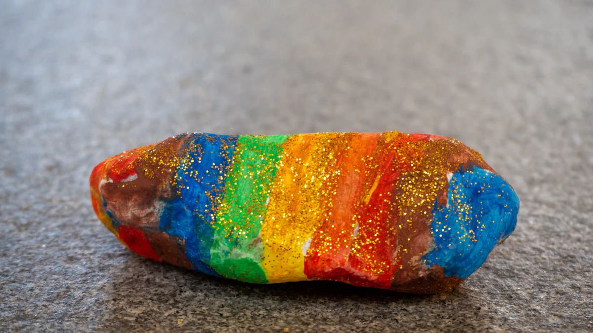 Assorted colorful loose gemstones
