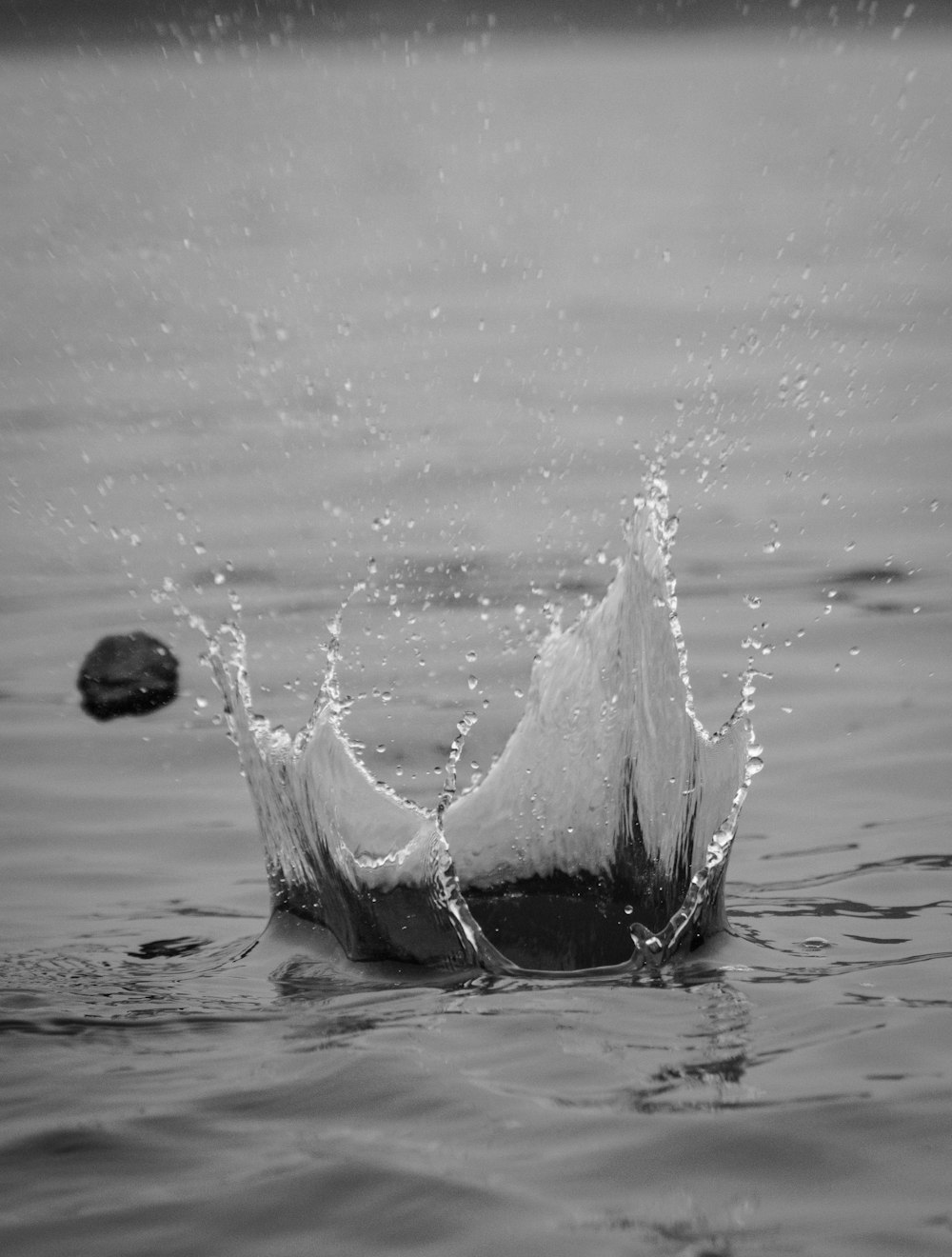 water splash on body of water