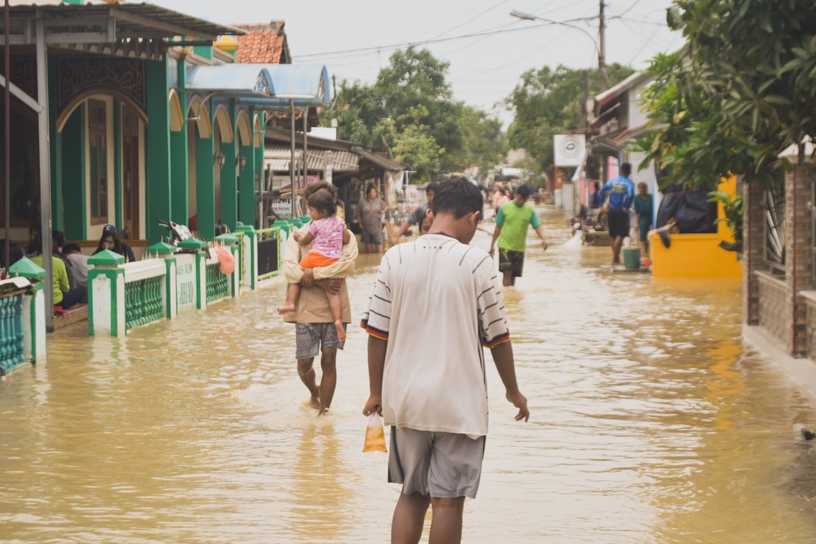 Ilustrasi banjir di Kota Tangerang