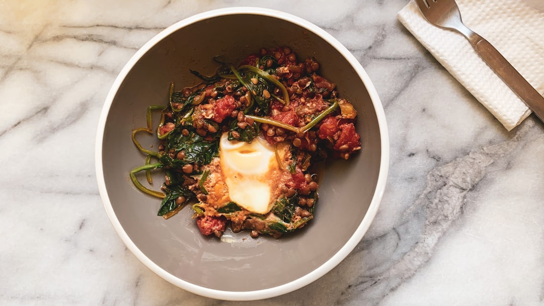 cooked food on white ceramic bowl