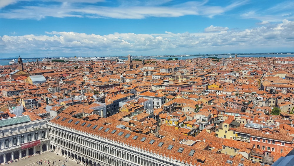 aerial view of city during daytime