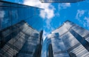 low angle photography of high rise building