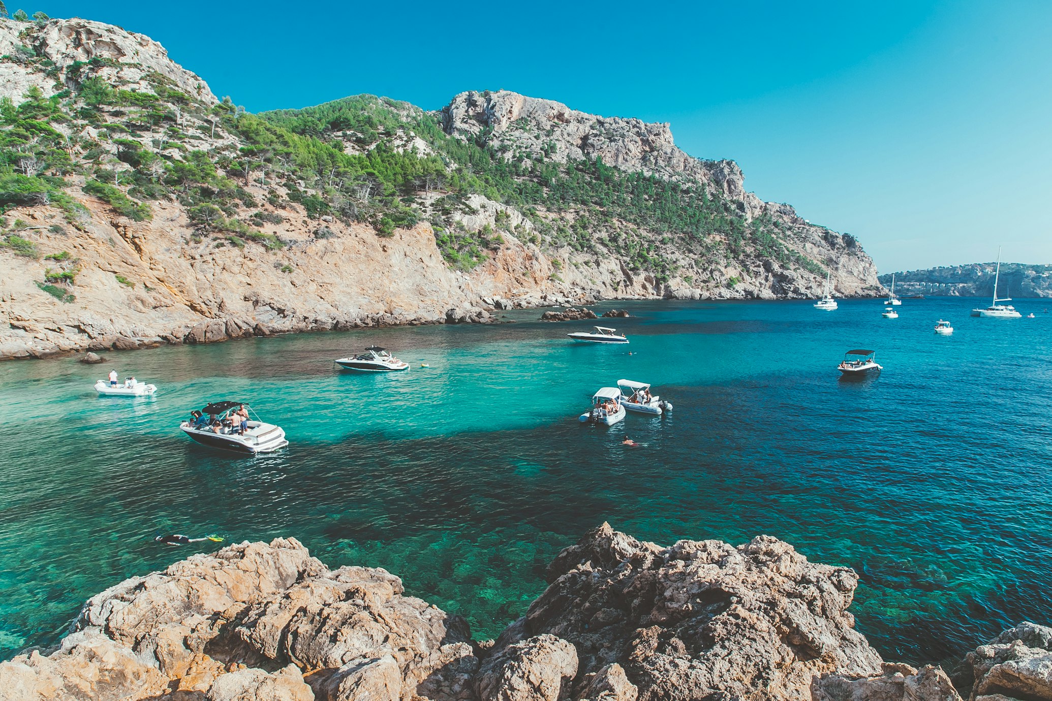 Una tipica caletta nascosta di Maiorca