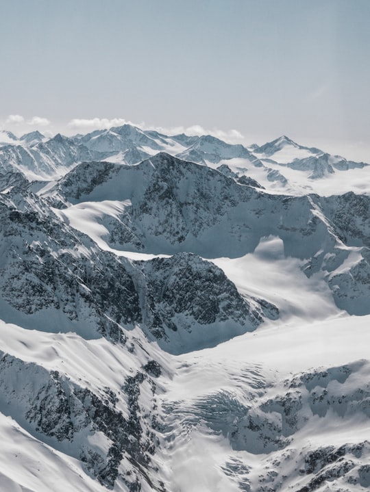 snow covered mountains during daytime in Tyrol Austria