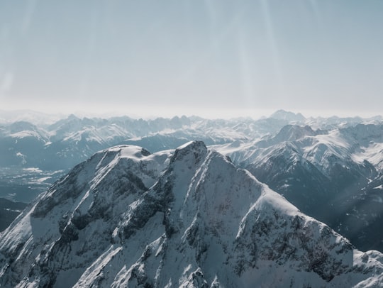 snow covered mountain during daytime in Tyrol Austria