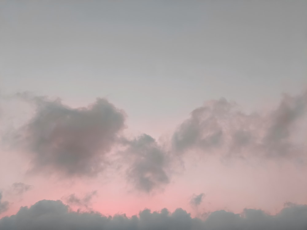 white clouds on blue sky