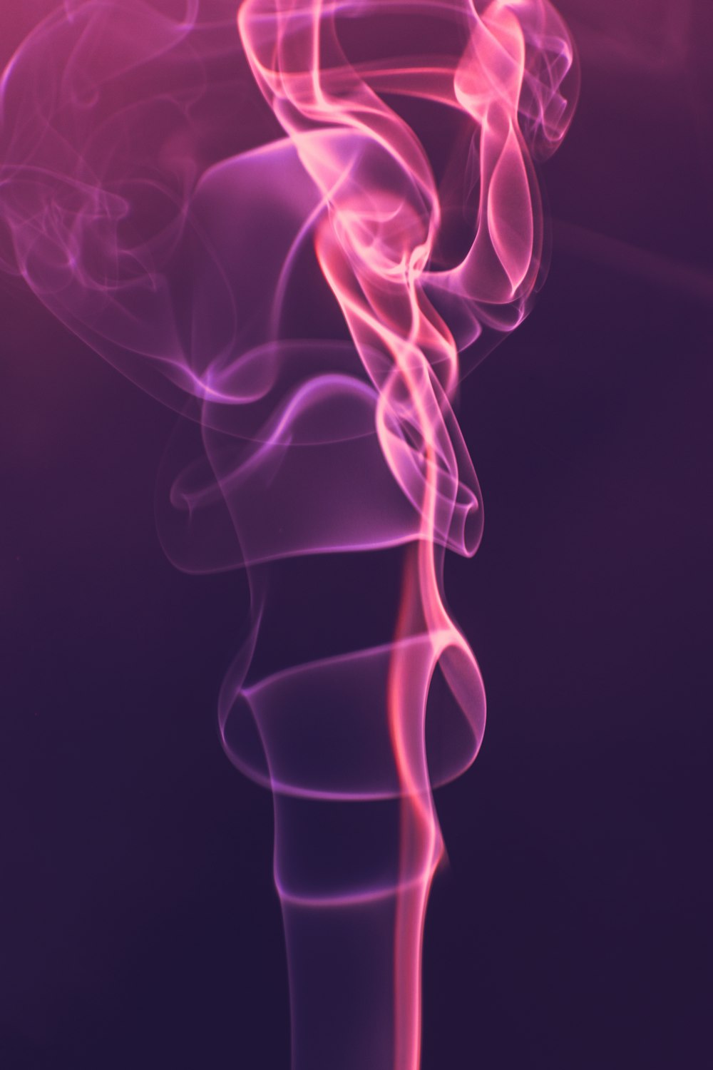 blue and white smoke illustration