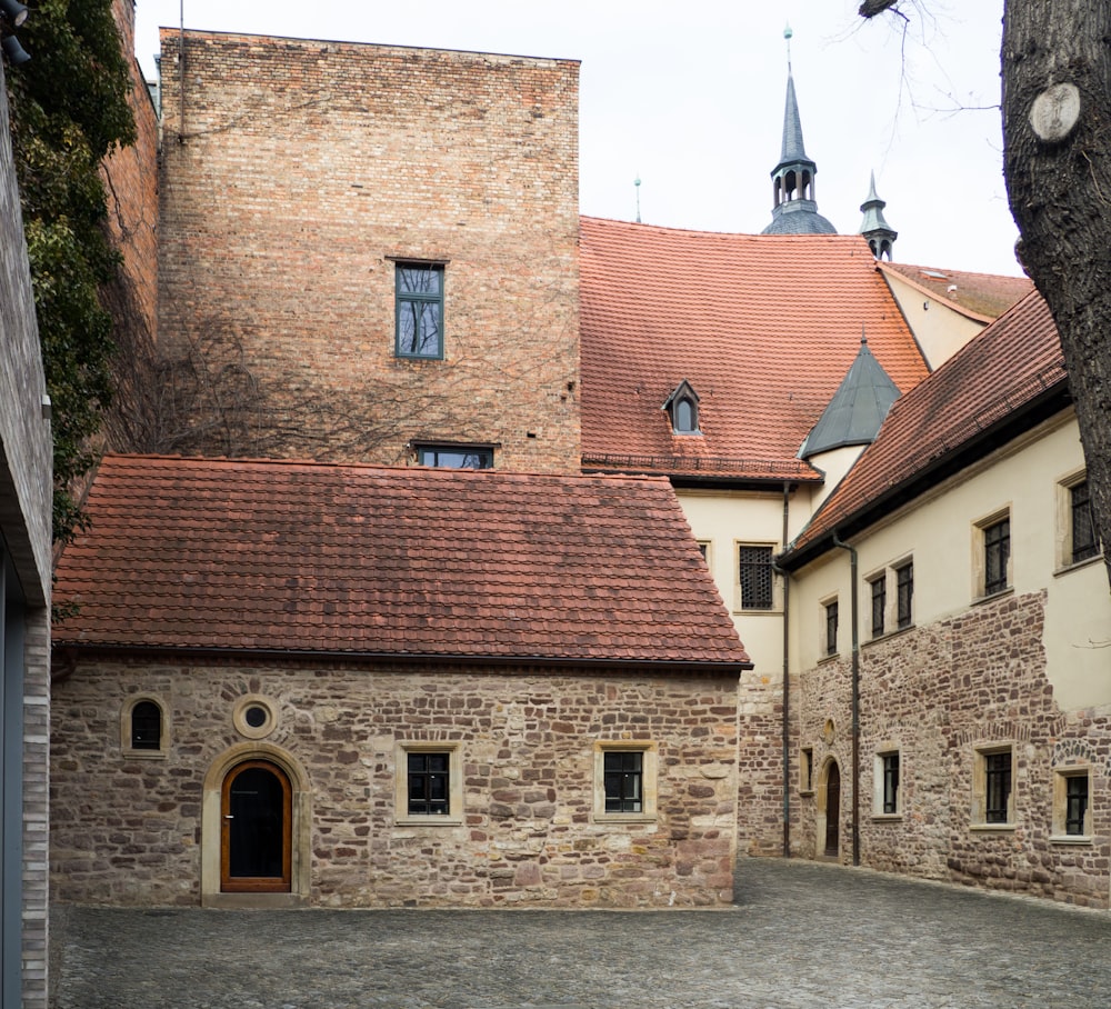 brown brick building during daytime