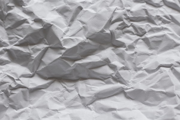 Photo of crumpled paper texture.