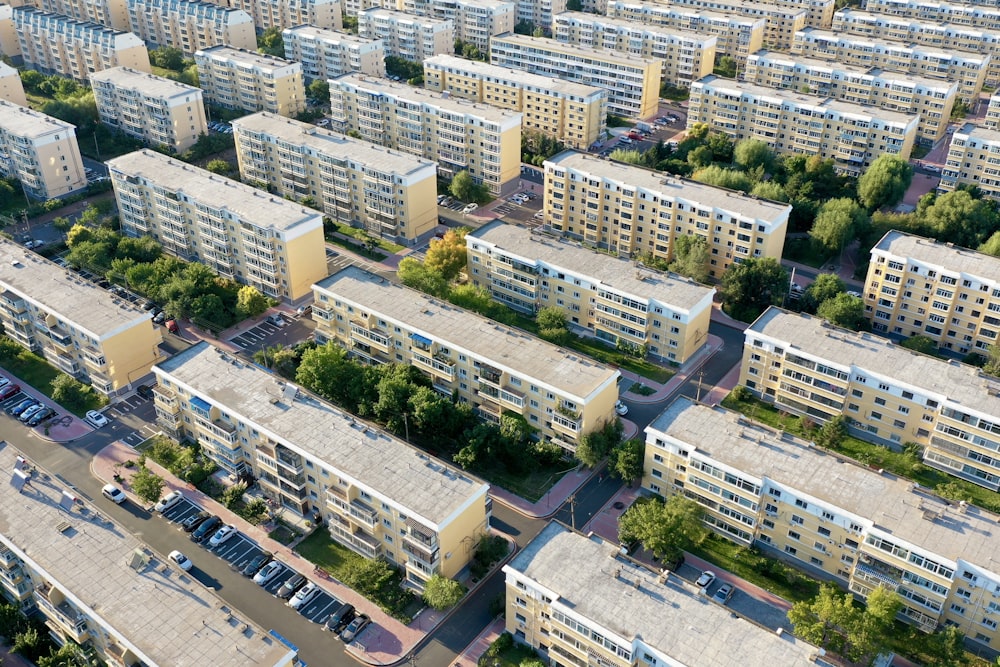 aerial view of city buildings during daytime