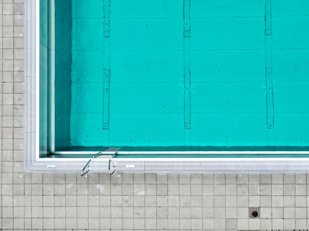 green and white metal door