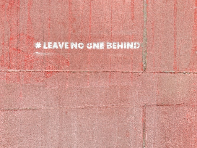  Leave no one behind