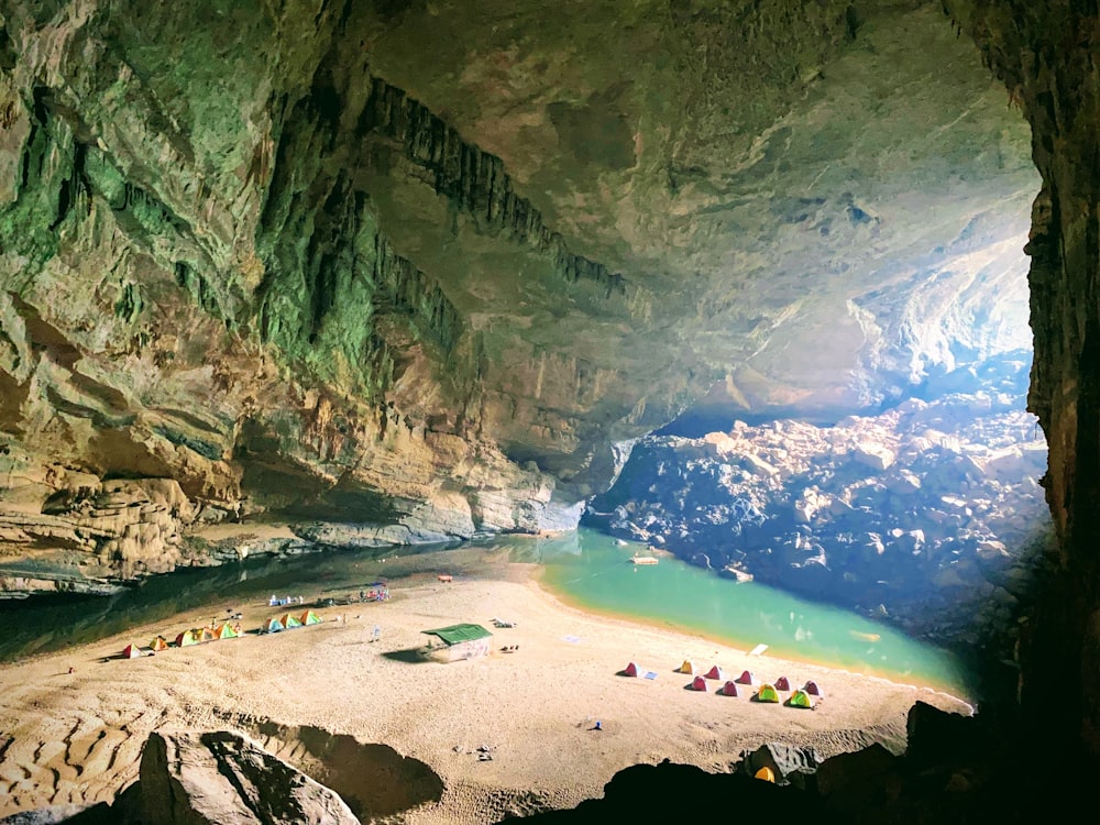 people on beach during daytime