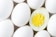 white egg lot on brown wooden table
