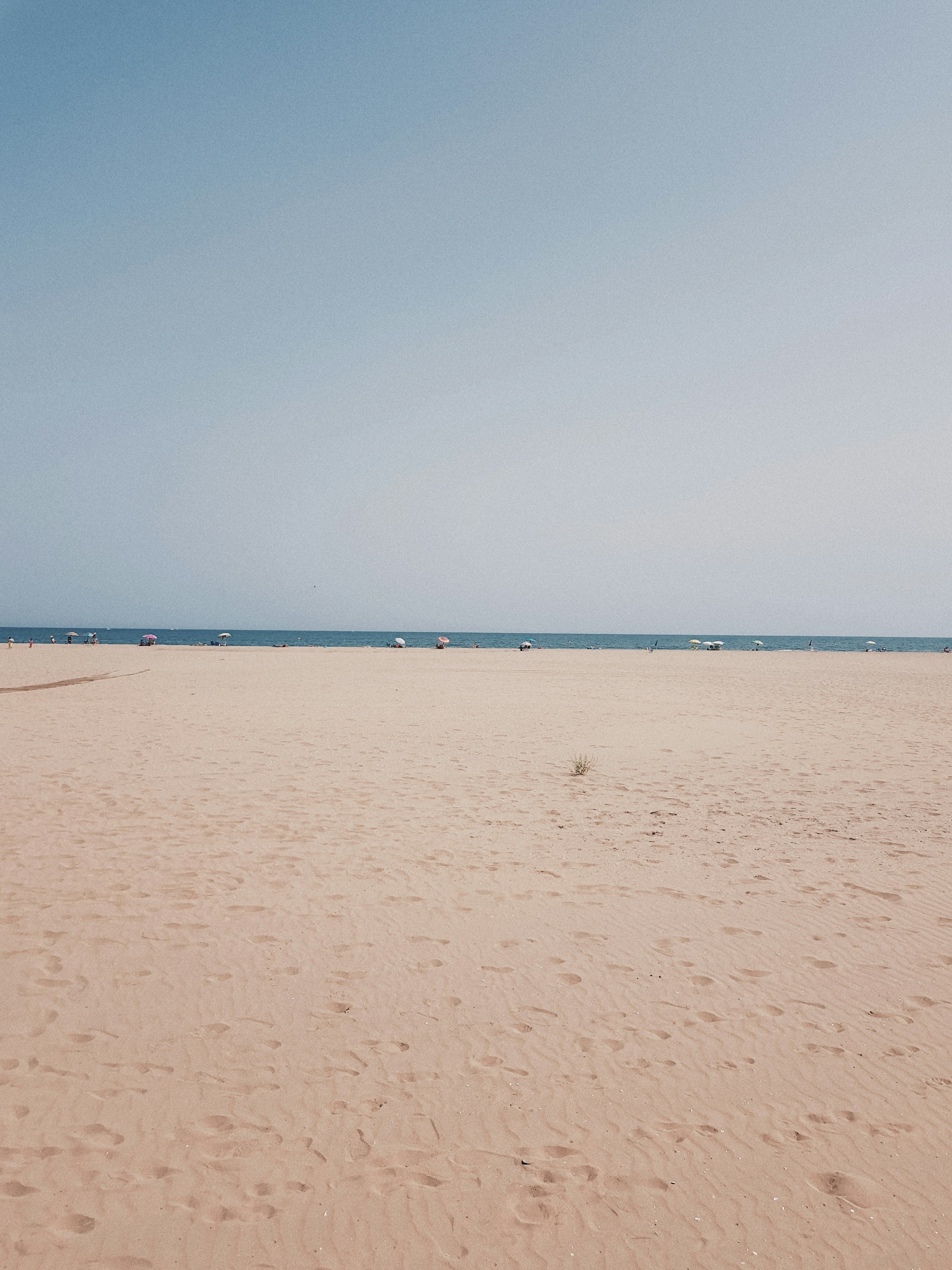 brown sand near body of water during daytime