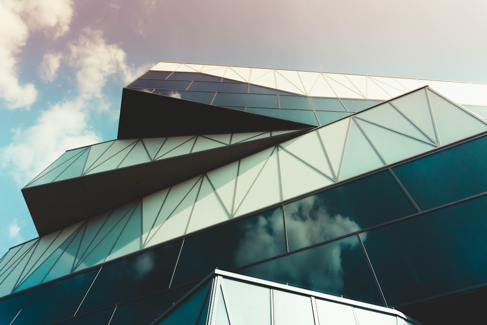 white and black building under blue sky