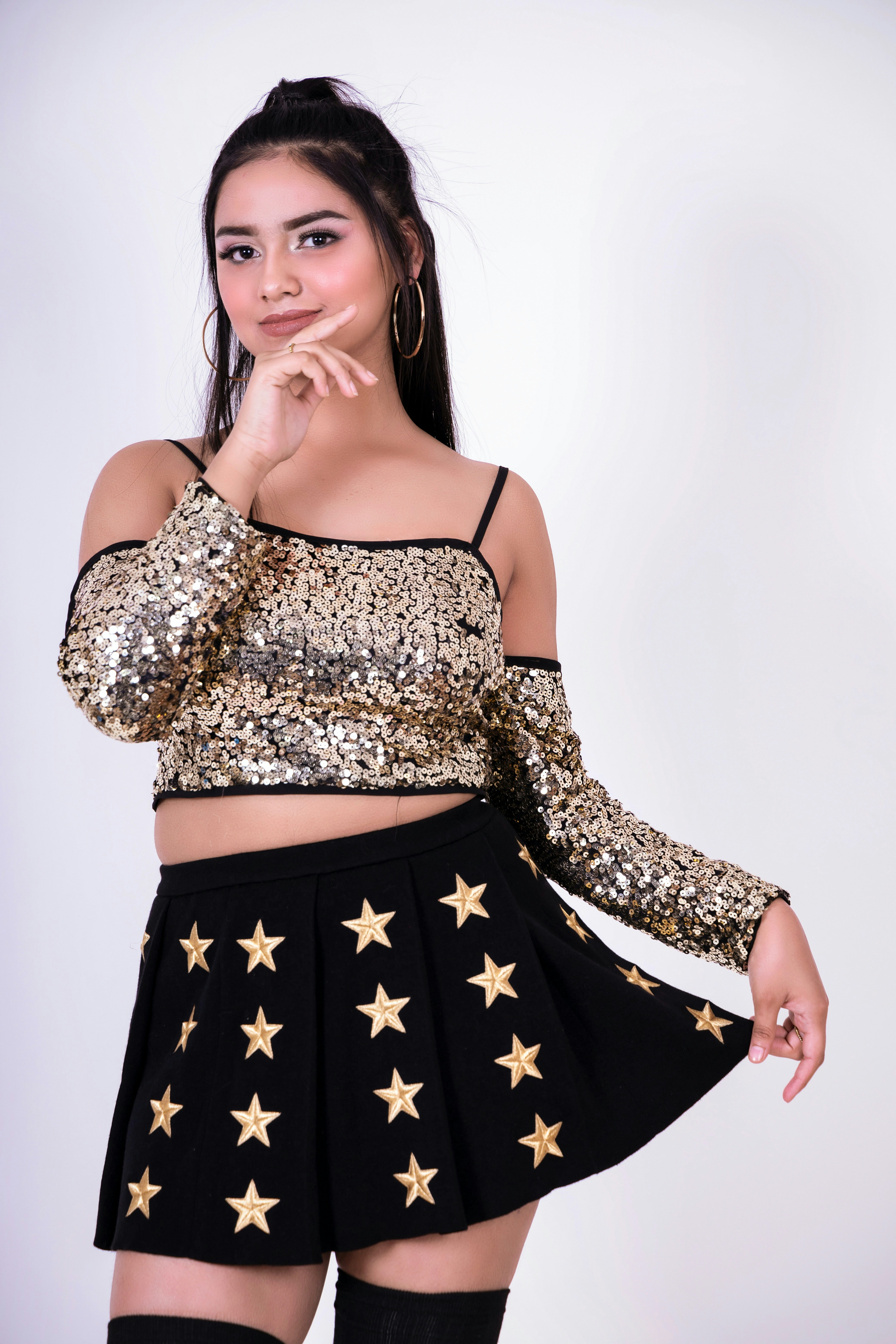 Chic Sequin Club Dress